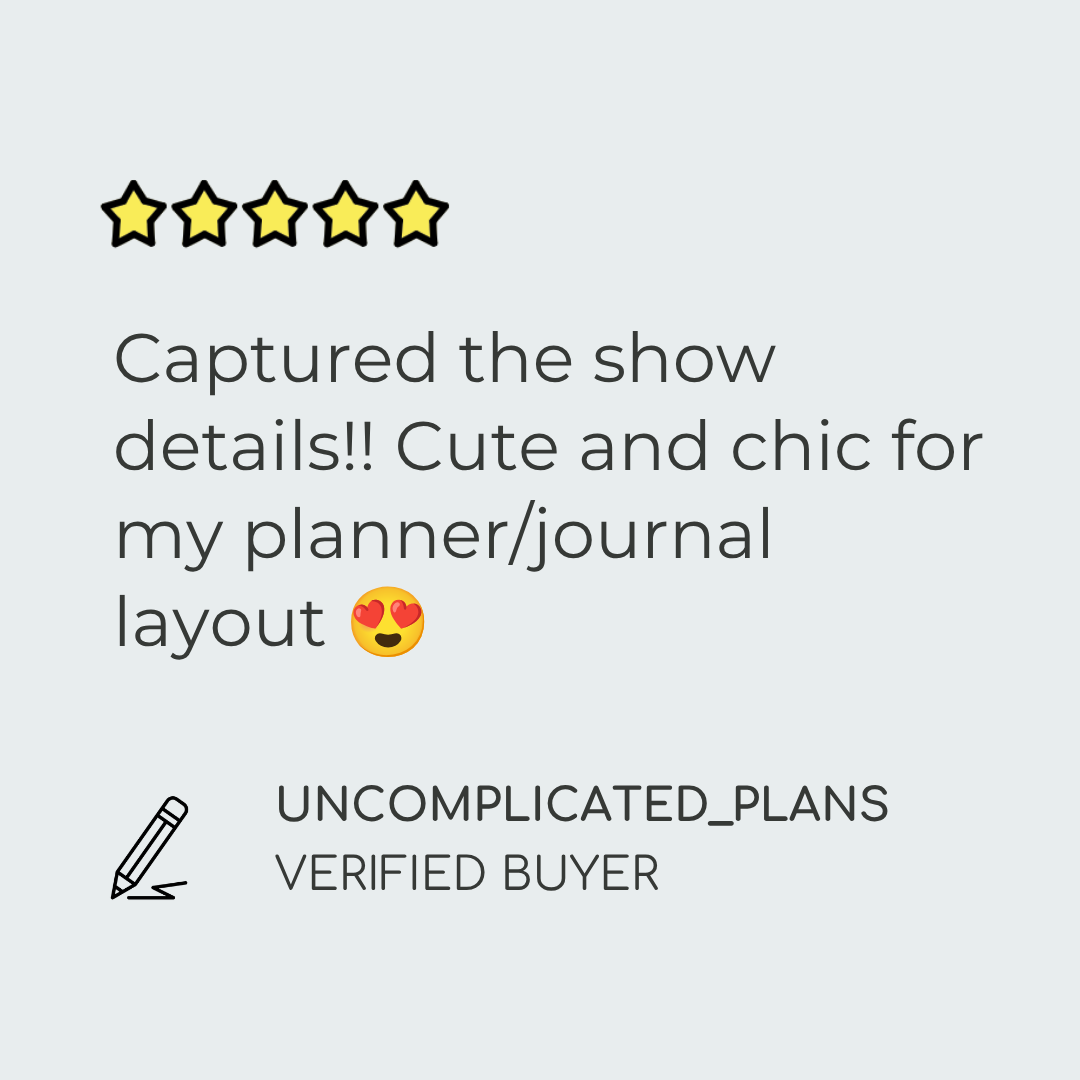 Off Campus Weekly Sticker Kit