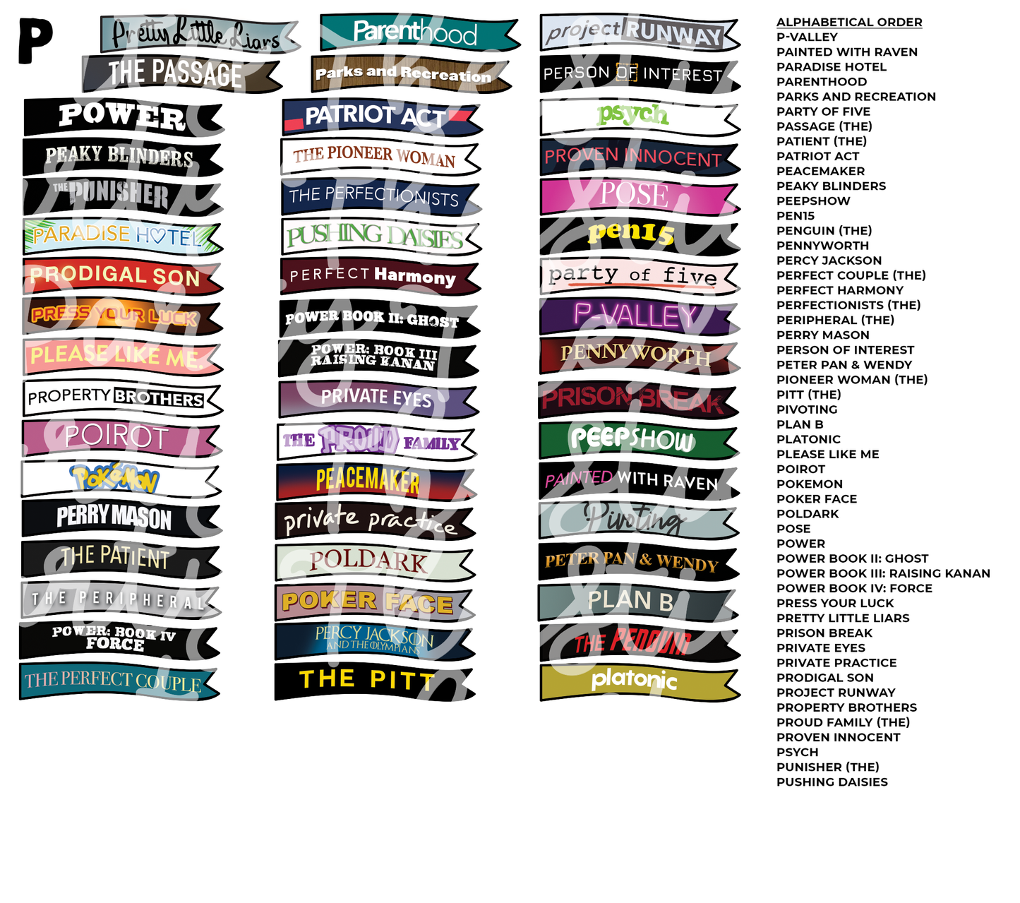 TV THURSDAY | Custom TV Show Flag Stickers (READ DESCRIPTION!)