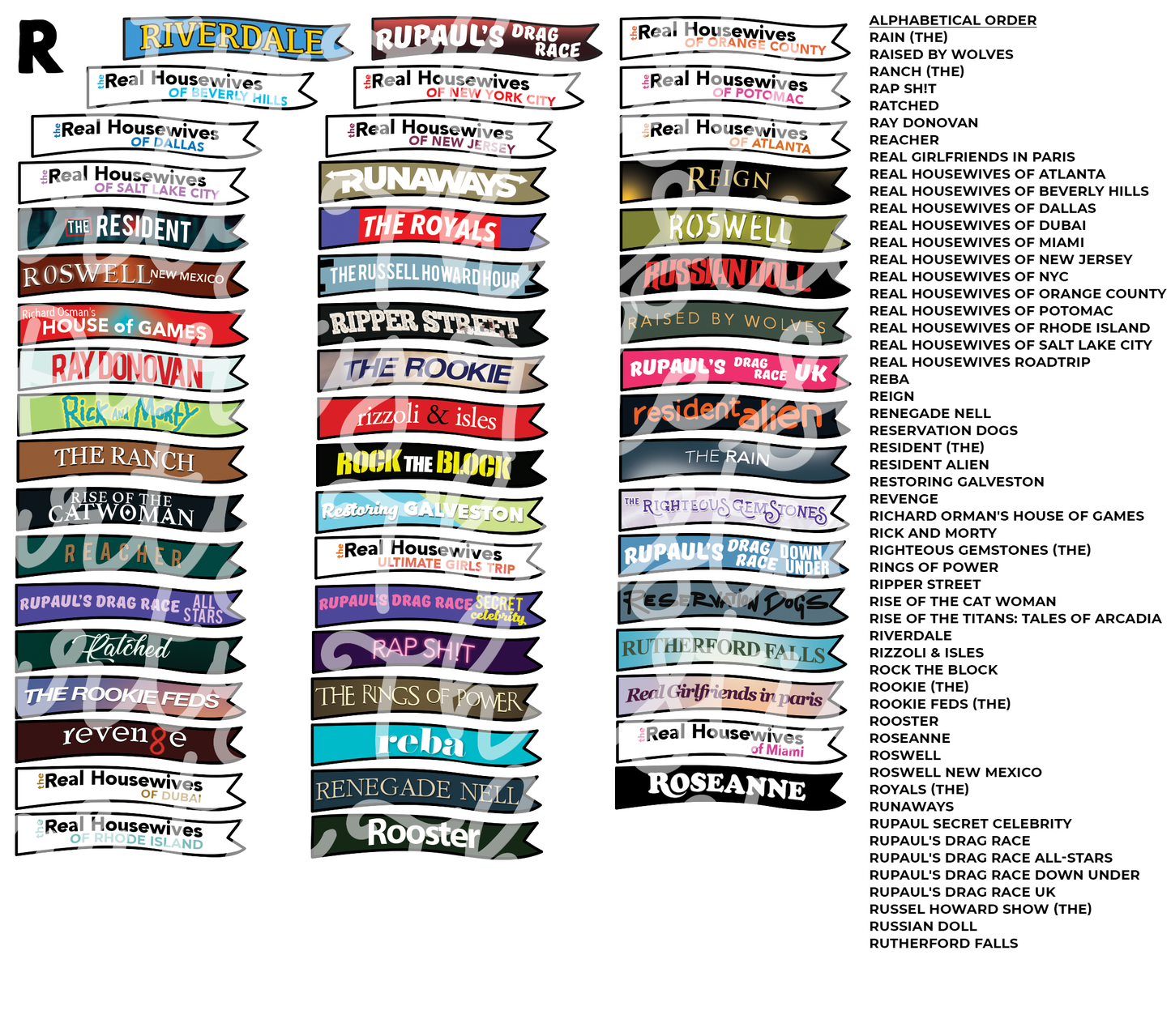 TV THURSDAY | Custom TV Show Flag Stickers (READ DESCRIPTION!)