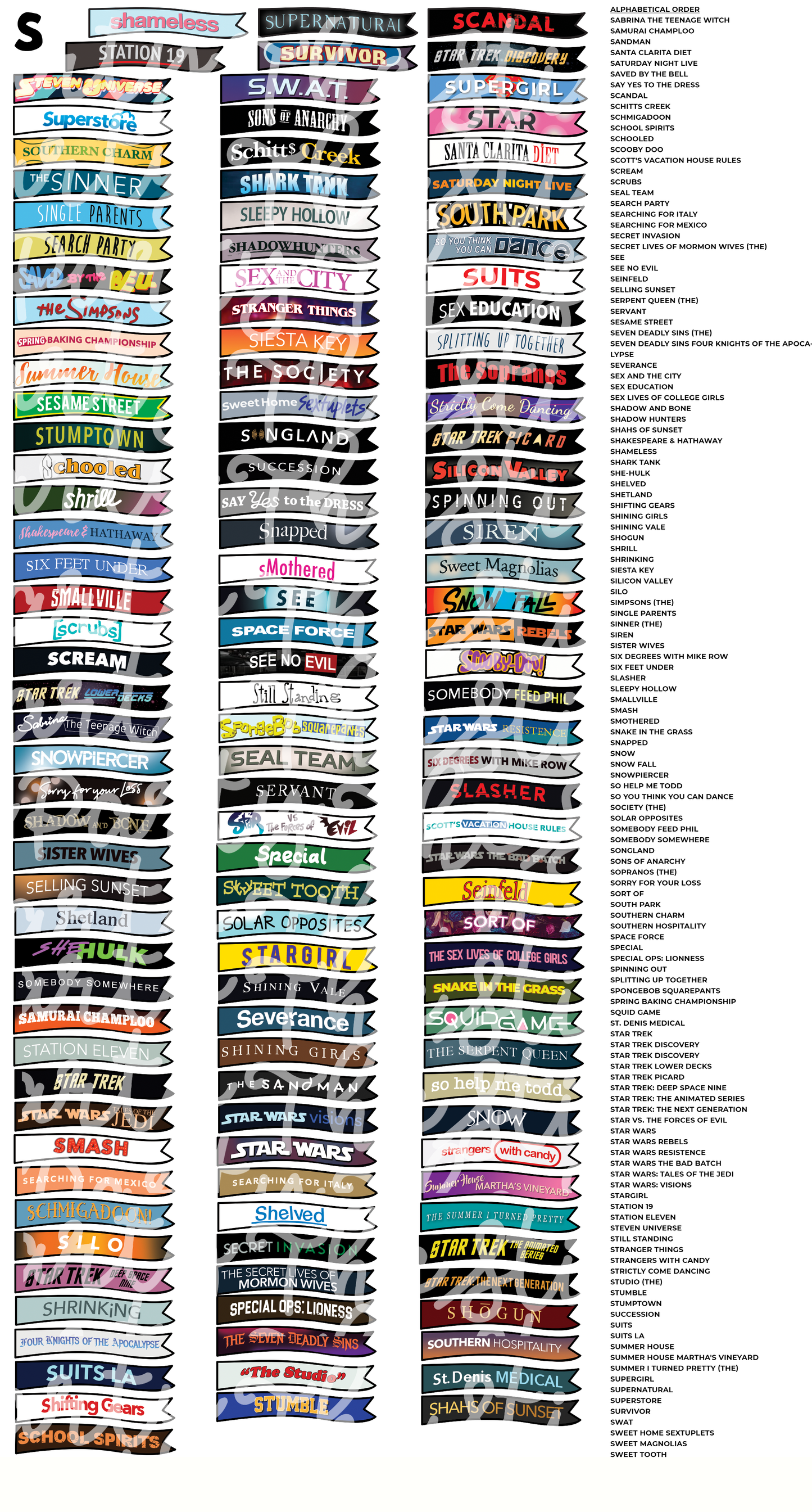 TV THURSDAY | Custom TV Show Flag Stickers (READ DESCRIPTION!)