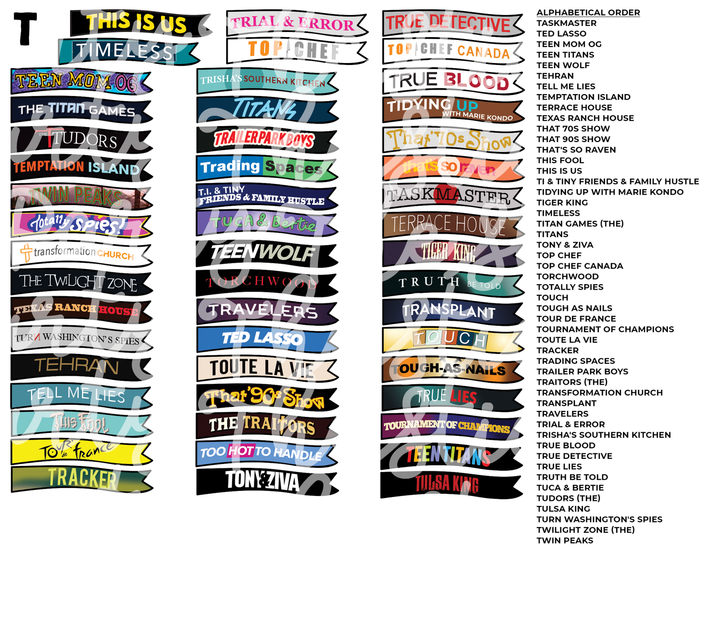 TV THURSDAY | Custom TV Show Flag Stickers (READ DESCRIPTION!)
