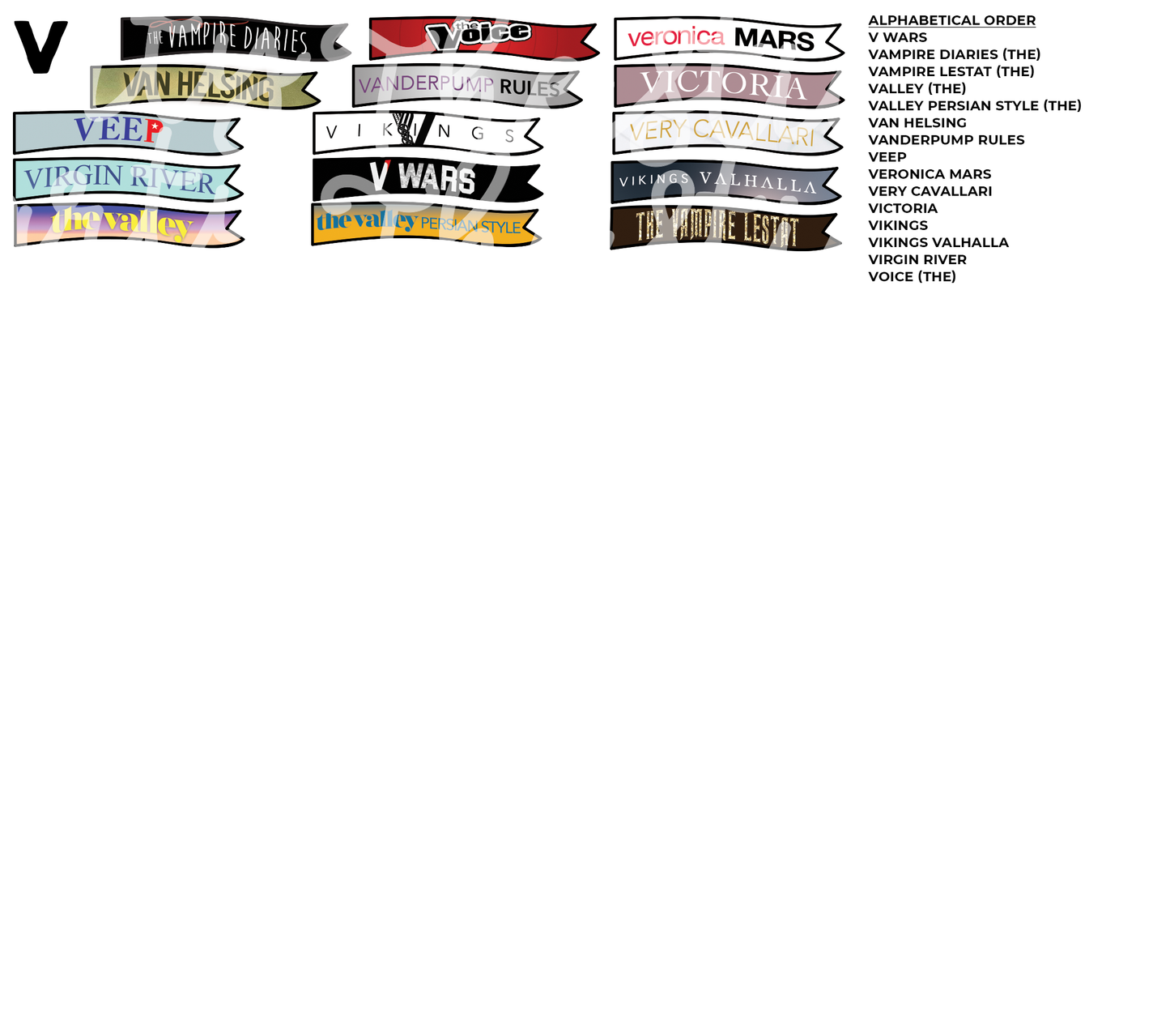 TV THURSDAY | Custom TV Show Flag Stickers (READ DESCRIPTION!)