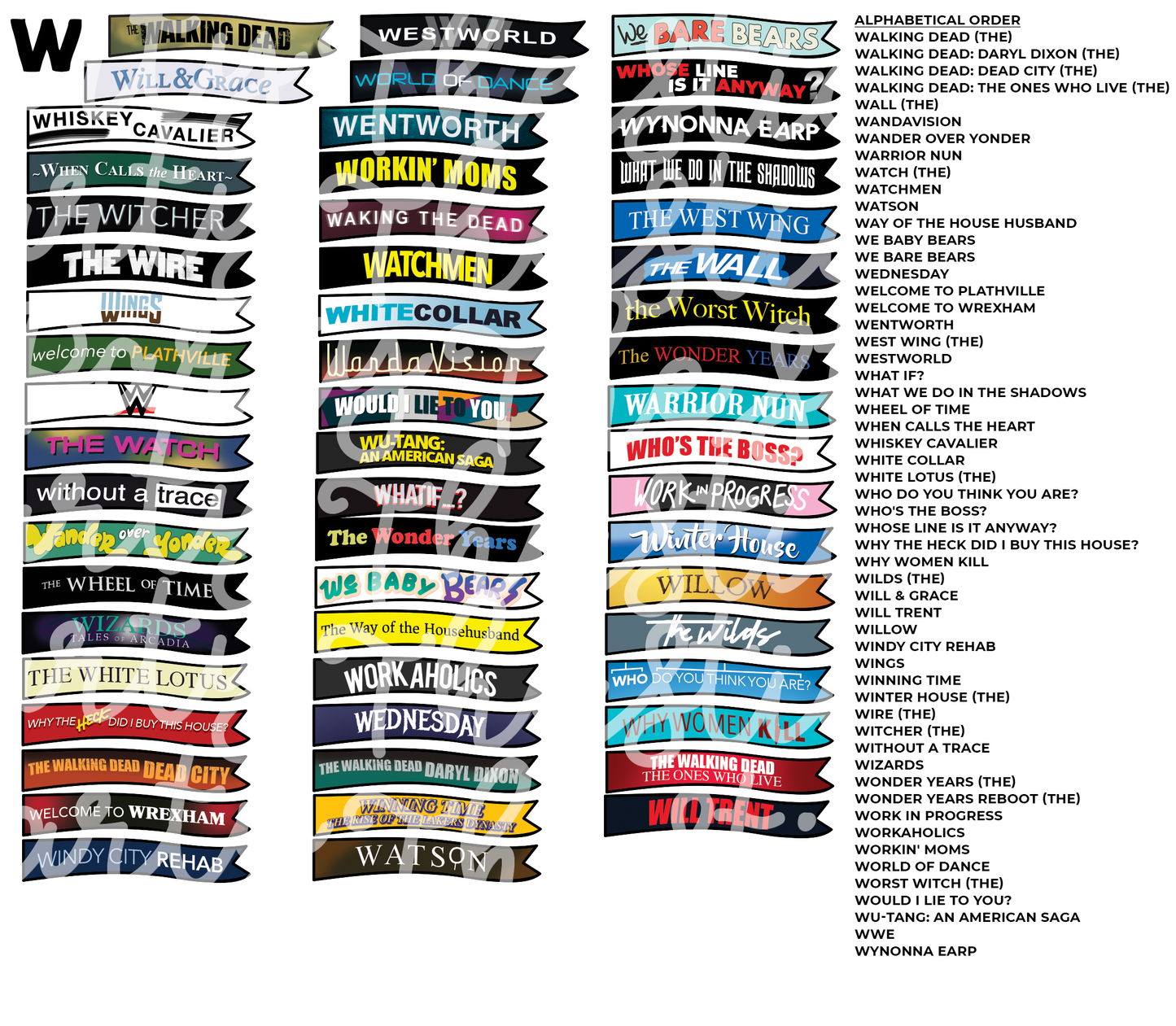 TV THURSDAY | Custom TV Show Flag Stickers (READ DESCRIPTION!)