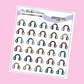 Audiobook Icons Planner Stickers | Create Plans Collab