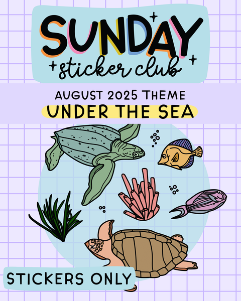 Sunday Sticker Club STICKERS ONLY