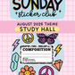 Sunday Sticker Club DELUXE