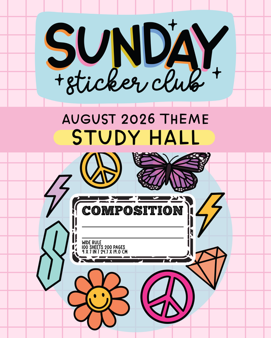 Sunday Sticker Club DELUXE