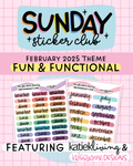 Sunday Sticker Club DELUXE