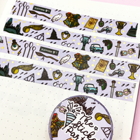 HP Wizard H*rry P*tter GOLD FOIL Washi Tape