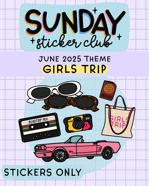 Sunday Sticker Club STICKERS ONLY