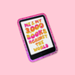 Kindle 3,000 Glitter Die Cut Sticker