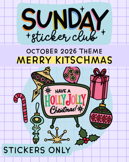 Sunday Sticker Club STICKERS ONLY