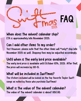 EARLY BIRD PREORDER | SWIFTMAS 2025 Swiftie Advent Calendar (Read description!)