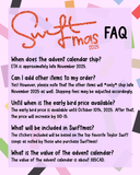 EARLY BIRD PREORDER | SWIFTMAS 2025 Swiftie Advent Calendar (Read description!)