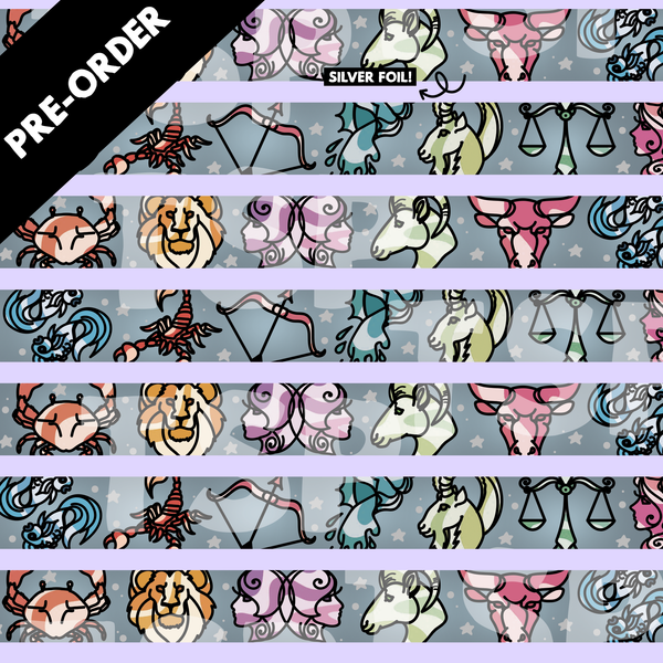 Zodiac Foiled Washi Tape
