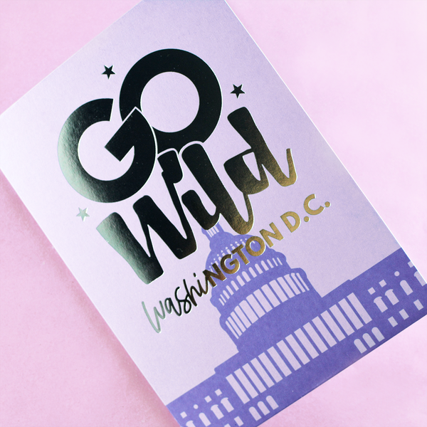 Go Wild Foiled Folder | Go Wild 2023 Washington D.C.