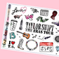 The Era Tour Deco Planner Stickers