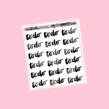 Amy Tangerine Collab "To Do" Planner Stickers