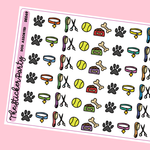 Dog Owner/Dog Care Planner Stickers