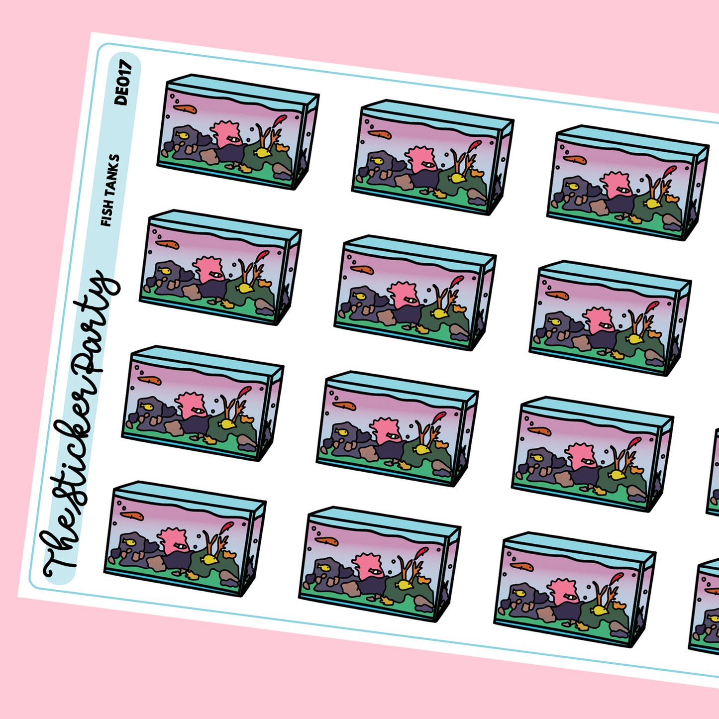 Fish Tank Planner Stickers
