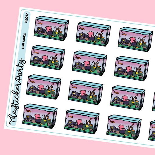 Fish Tank Planner Stickers