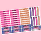Go Wild 2022 B6 TN Mini Sticker Kit | Lights Planner Action Collab | Go Wild 2022 Planaheim GW 2022