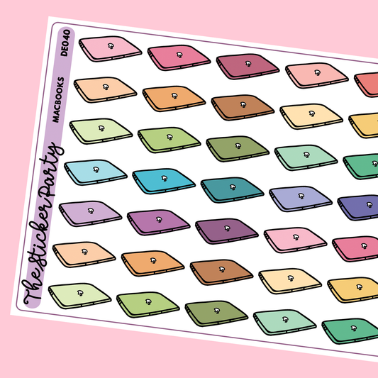 Laptop Planner Stickers Laptop Stickers