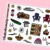 Canadian Summer Planner Stickers