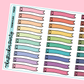 Phone Flag Planner Stickers Phone Planner Stickers