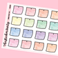 Mini Sticky Note Planner Stickers | Post-It Planner Stickers