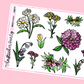 Flower Planner Stickers
