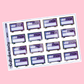 H B O Max Planner Stickers