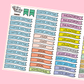 Sorority Planner Stickers