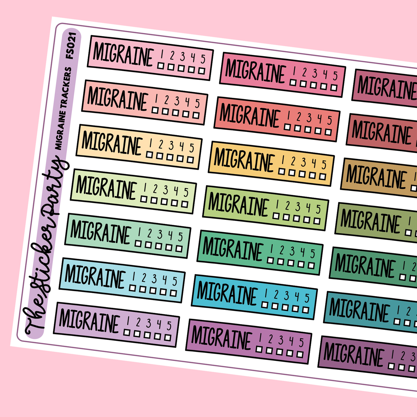 Migraine Tracker Migraine Stickers
