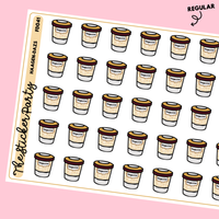 H*agen Dazs Planner Stickers Ice Cream Planner Stickers