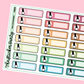 Nail Appointment Planner Stickers