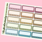 Daily Habit Tracker Planner Stickers