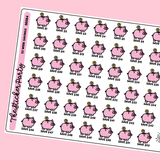 52 Week Saving Plan Planner Stickers Money Saving Stickers