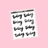 Amy Tangerine Collab "Today" Planner Stickers