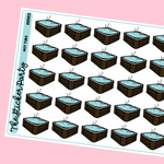 Hot Tub Planner Stickers