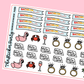 Bach In Paradise Planner Stickers