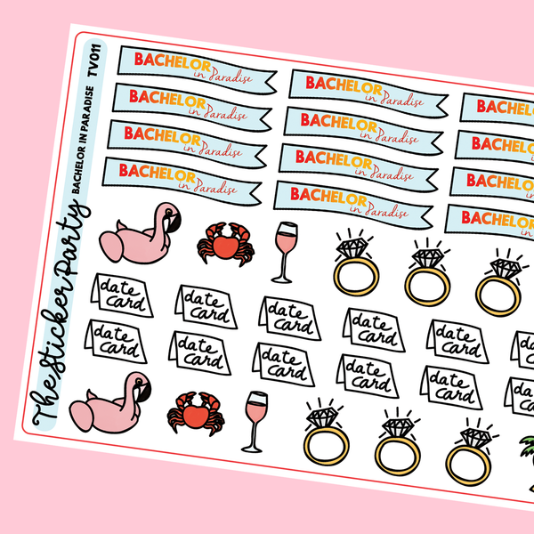 Bach In Paradise Planner Stickers