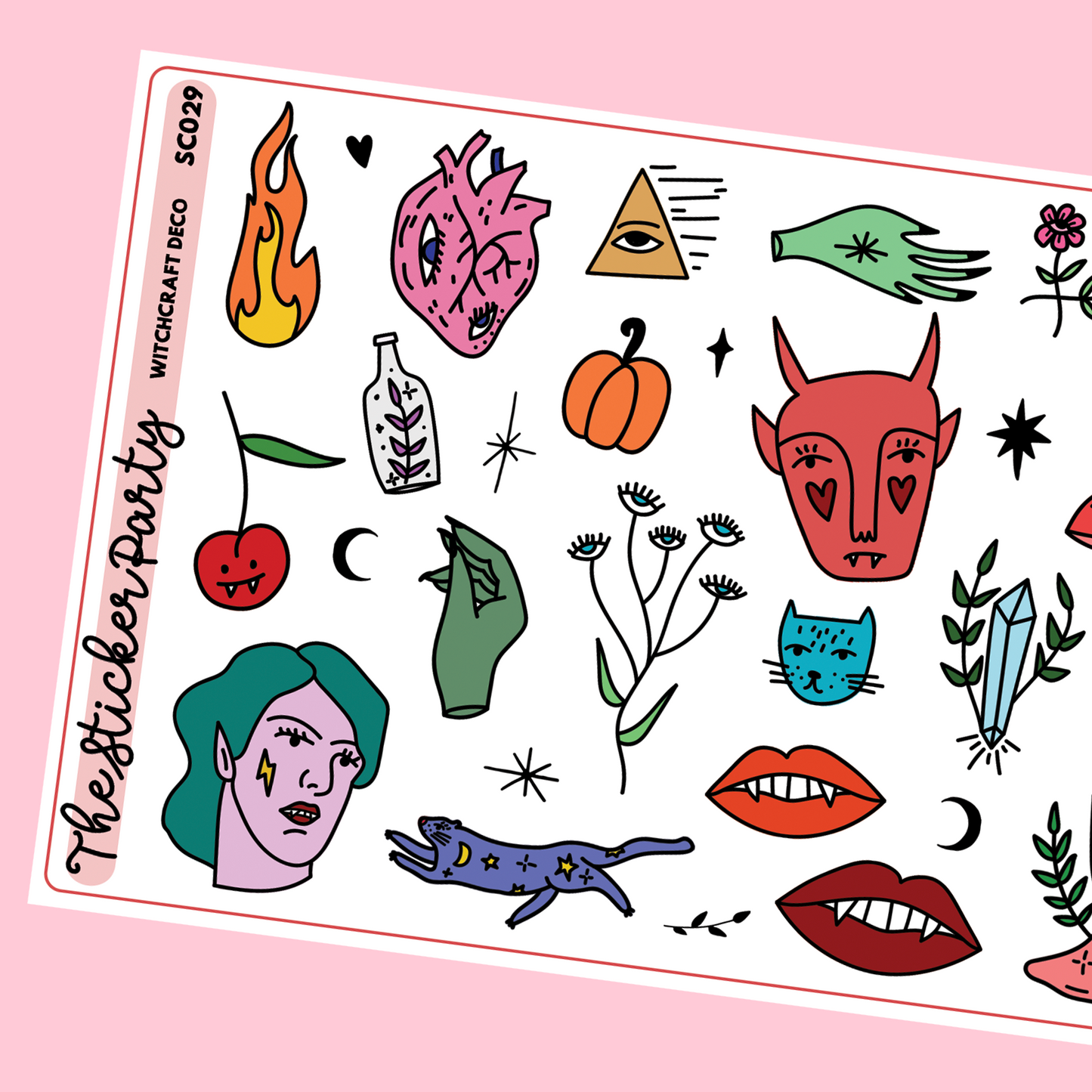 Witchcraft Planner Stickers