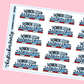 Swimming Lesson Planner Stickers