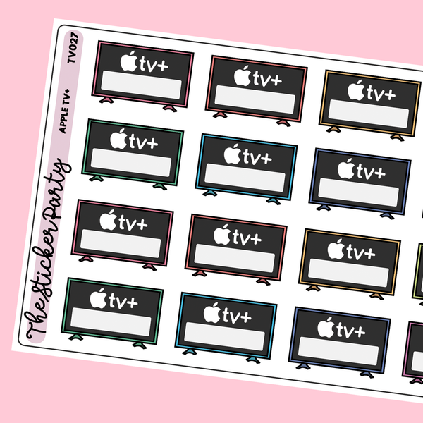 App*e TV+ Planner Stickers