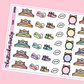 Sleep Planner Stickers | Eye Masks Alarm Clocks