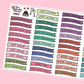 Wedding Planning Sticker Kit