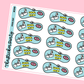 Pool Day Planner Stickers