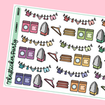 Laundry Planner Stickers | Chores Cleaning Stickers