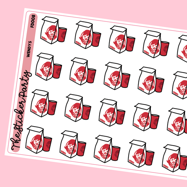 W*ndy's Planner Stickers